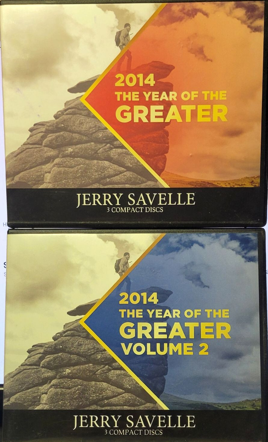 2014 The Year of the Greater by Jerry Savelle (volumes 1 and 2) Audio CDs