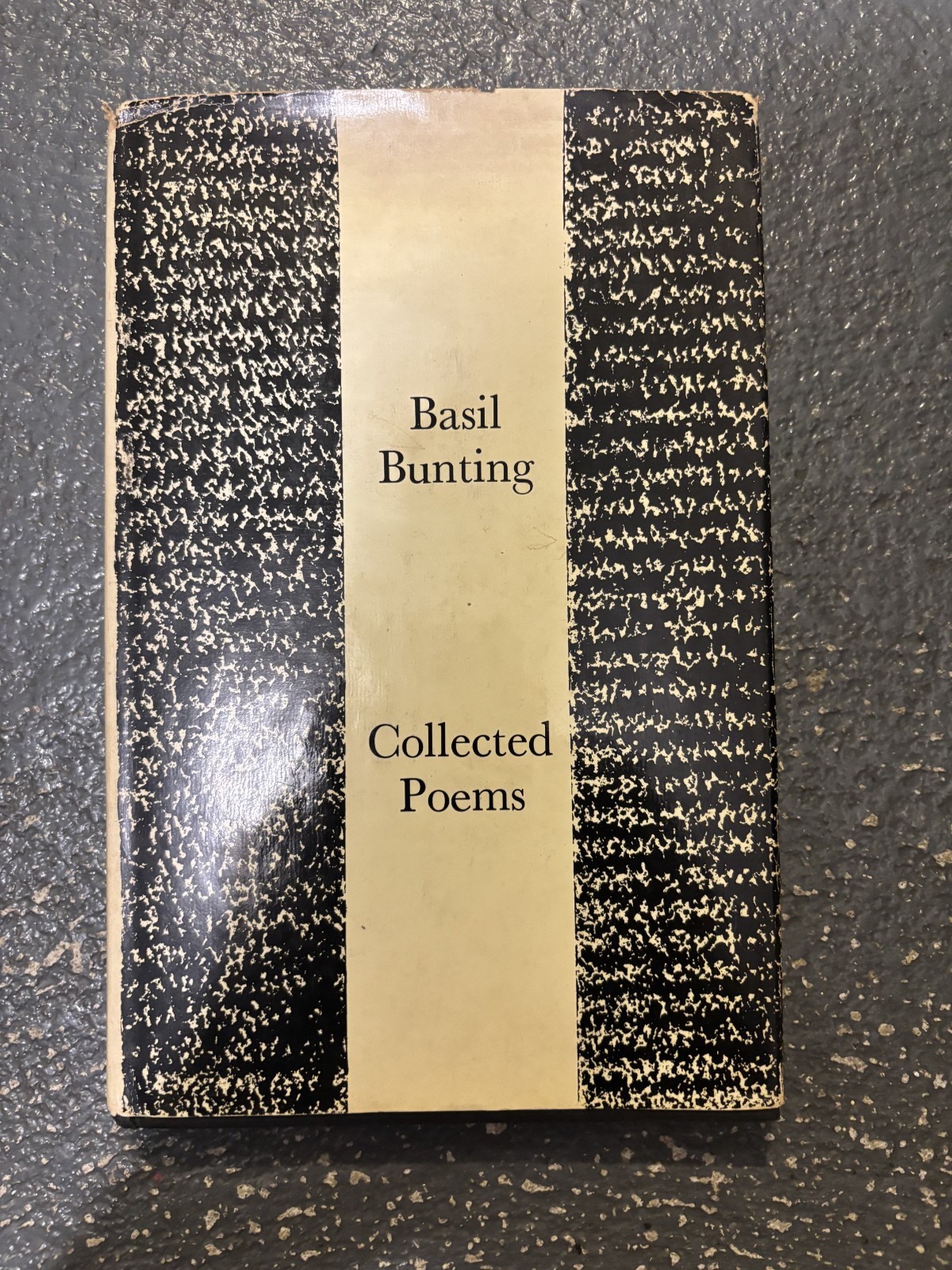 Collected Poems by Basil Bunting (Fulcrum Press, 1968, Hardcover)