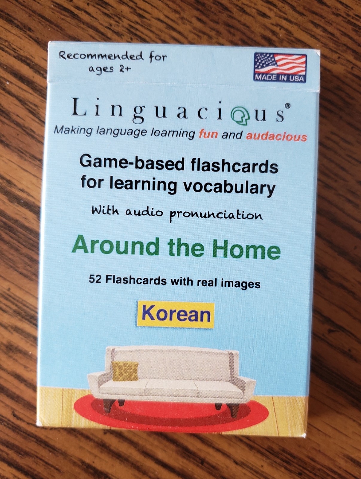 Korean Vocabulary 52 Flash Cards Linguacious Language Aid