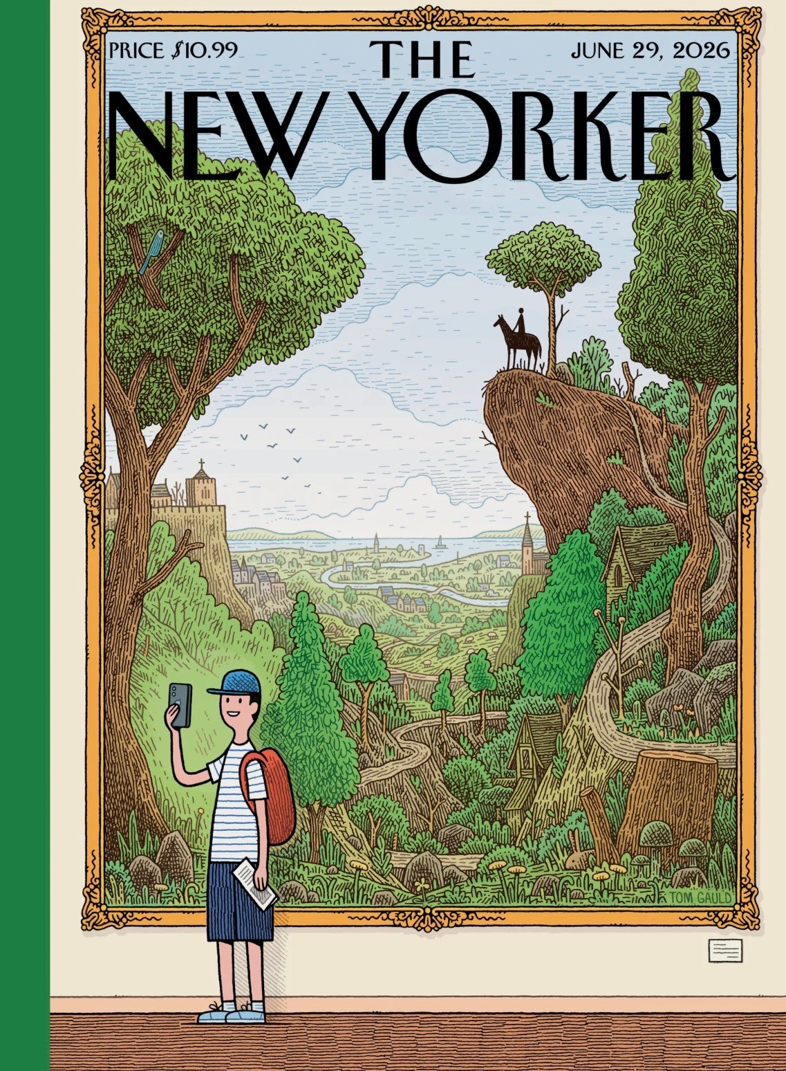 The New Yorker Magazine – June 2026 – Landscape Portrait – Tom Gauld