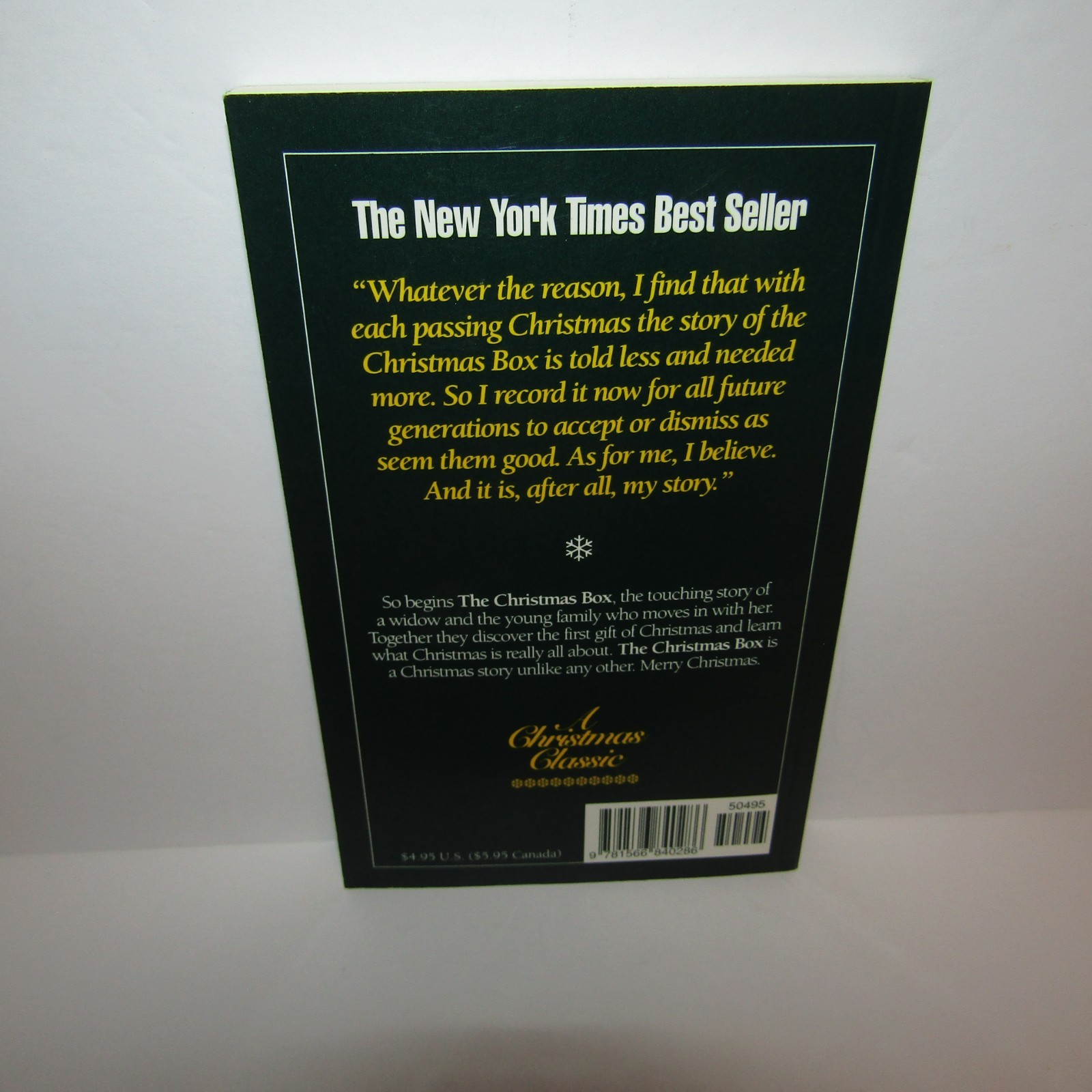 The Christmas Box by Richard Paul Evans Paperback Book