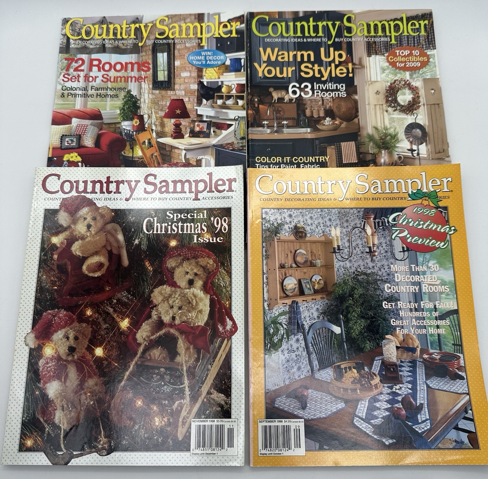 Country Sampler Magazine Lot of 75 Years 1992-2010 – Vintage + Special Editions
