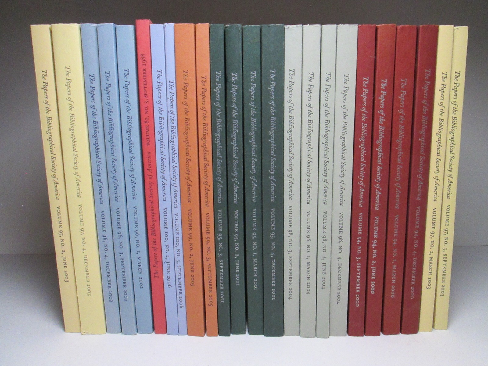 Printing Rare Books Papers Bibliographical Society of America Lot Bibliography +