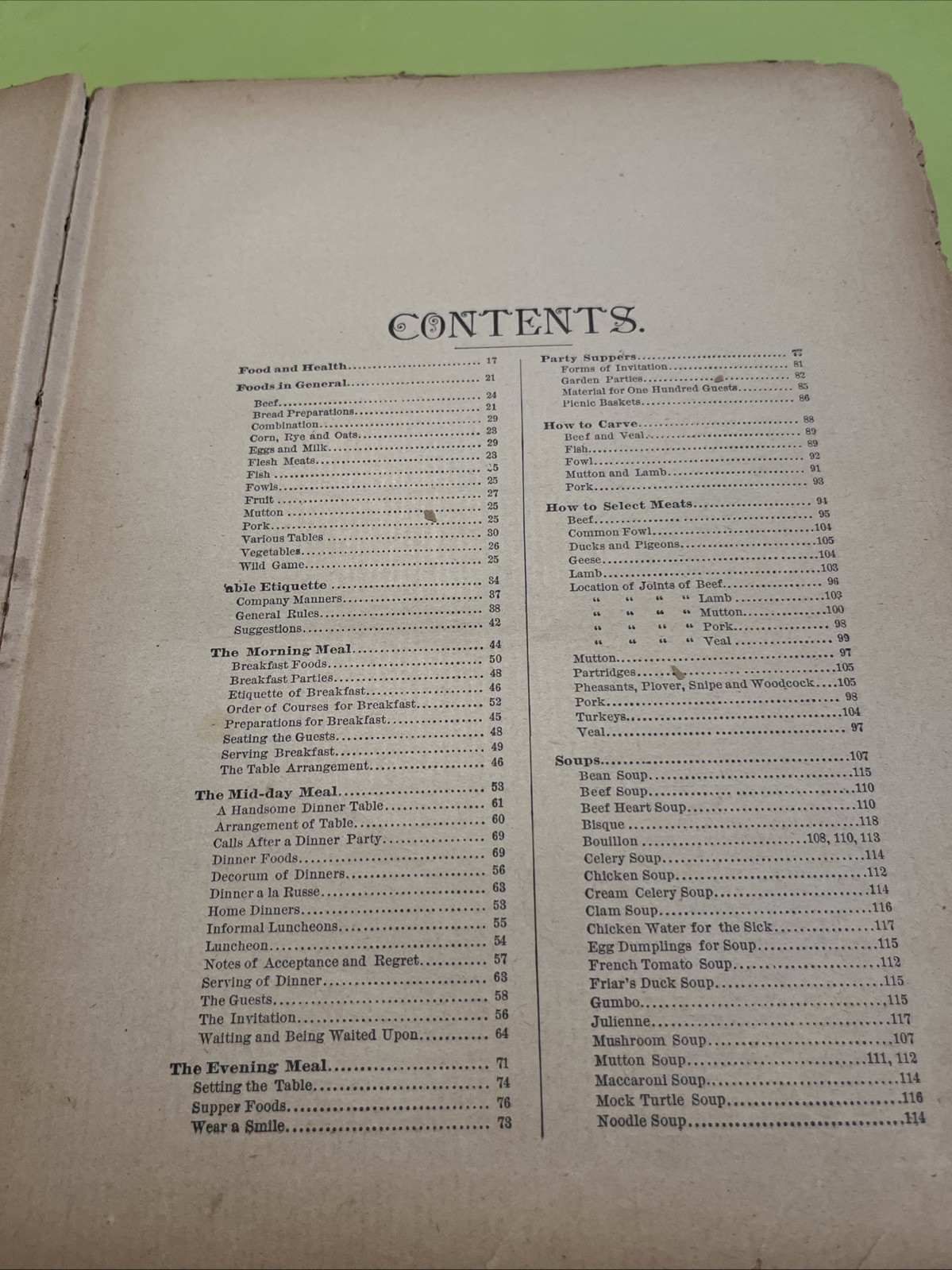 The Home Queen Cookbook Vintage Recipes Hardcover Book 1898