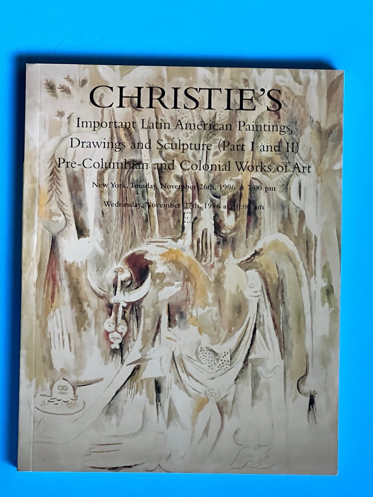 Christie’s Auction Catalog — Latin American Art — New York Nov. 27, 1996 