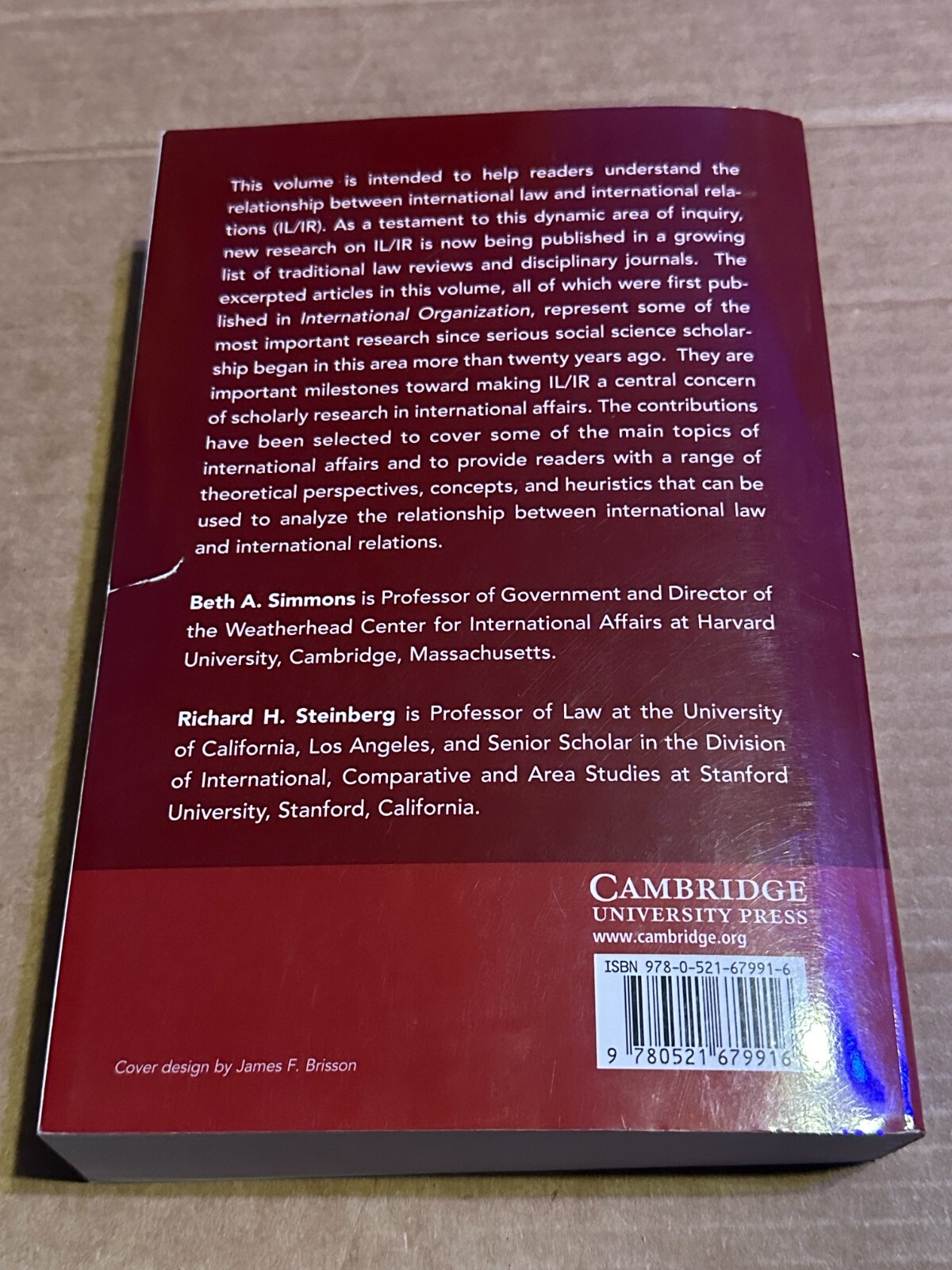 International Organization Ser.: International Law and International…