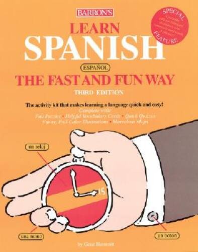 Learn Spanish the Fast and Fun Way – Paperback By Hammitt, Gene – ACCEPTABLE