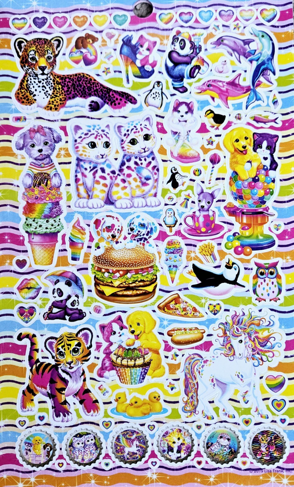 Lisa Frank Ultimate Gift Set Jumbo Coloring & Activity Books Plus 600+ stickers!