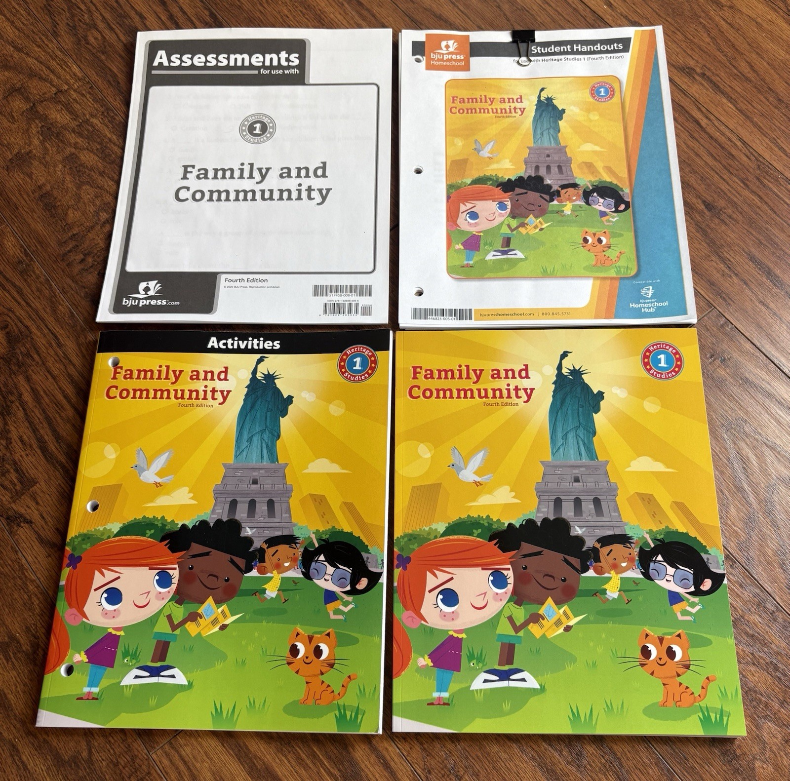 NEW BJU Press 1st grade HERITAGE STUDIES 1 Bundle 4th ed HISTORY