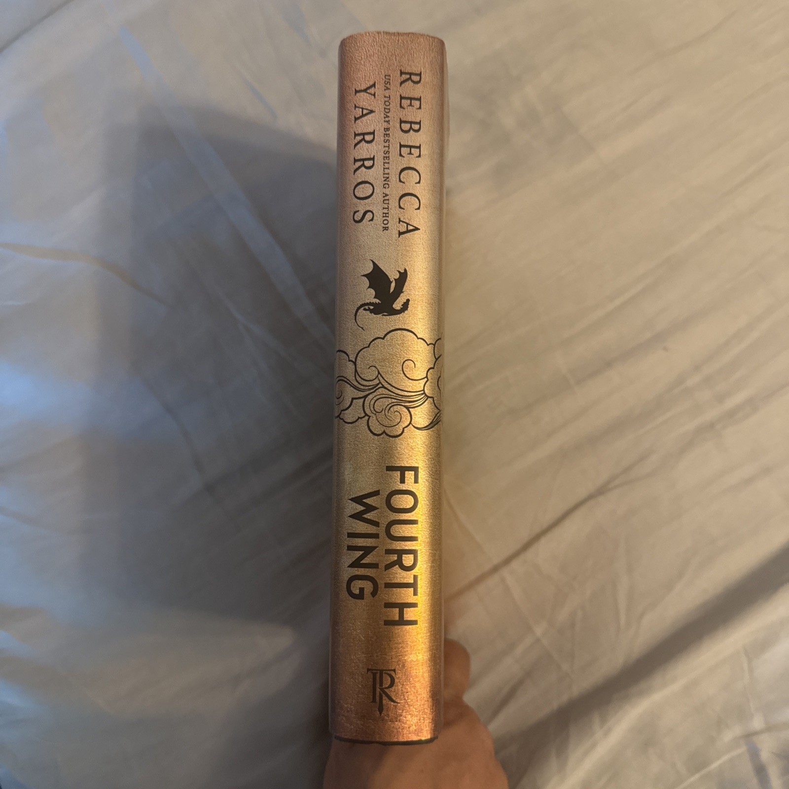 Rebecca Yarros Fourth Wing Hardcover First Edition Sprayed Edges 2023