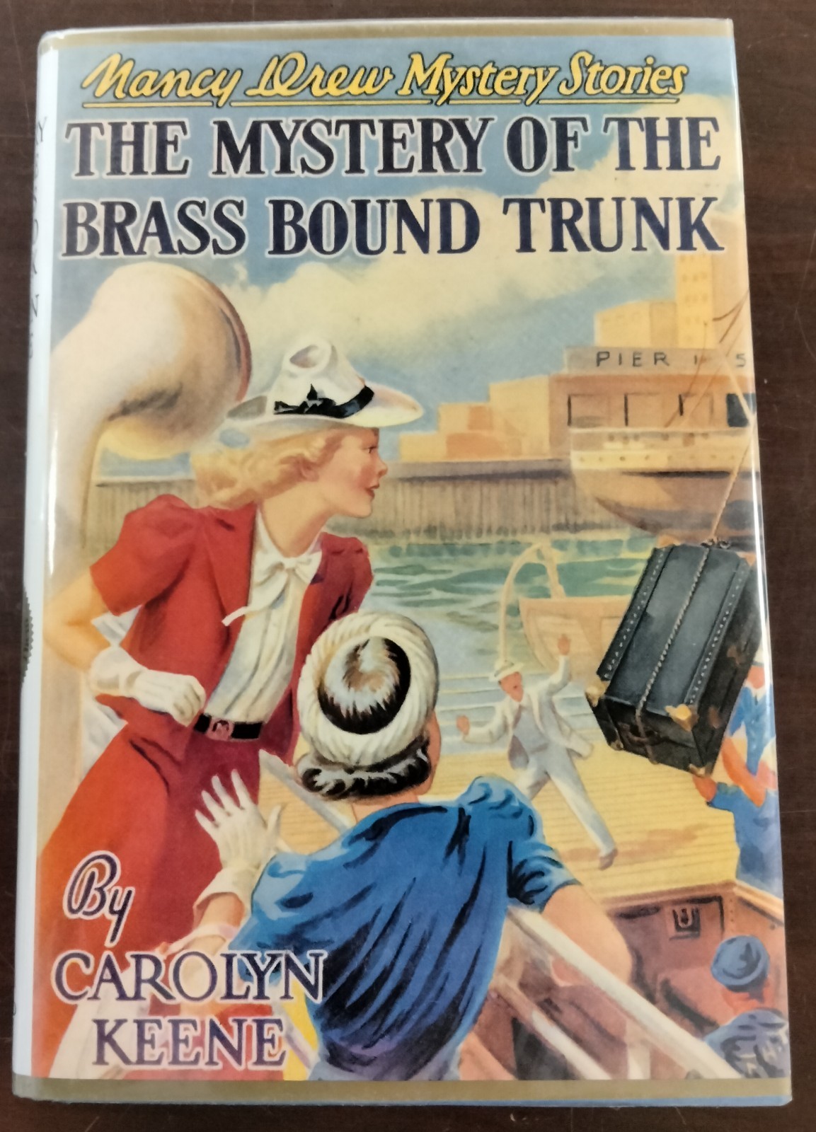 SCARCE Applewood Books Nancy Drew #17 Mystery of the Brass Bound Trunk hcdj