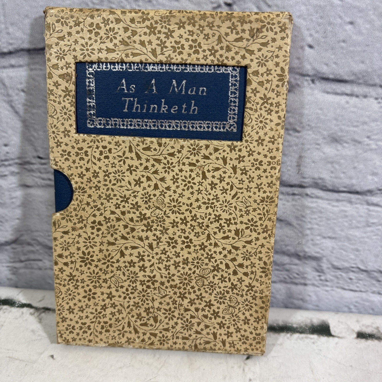 As a Man Thinketh James Allen Slipcase Collins Greetings Books Vintage