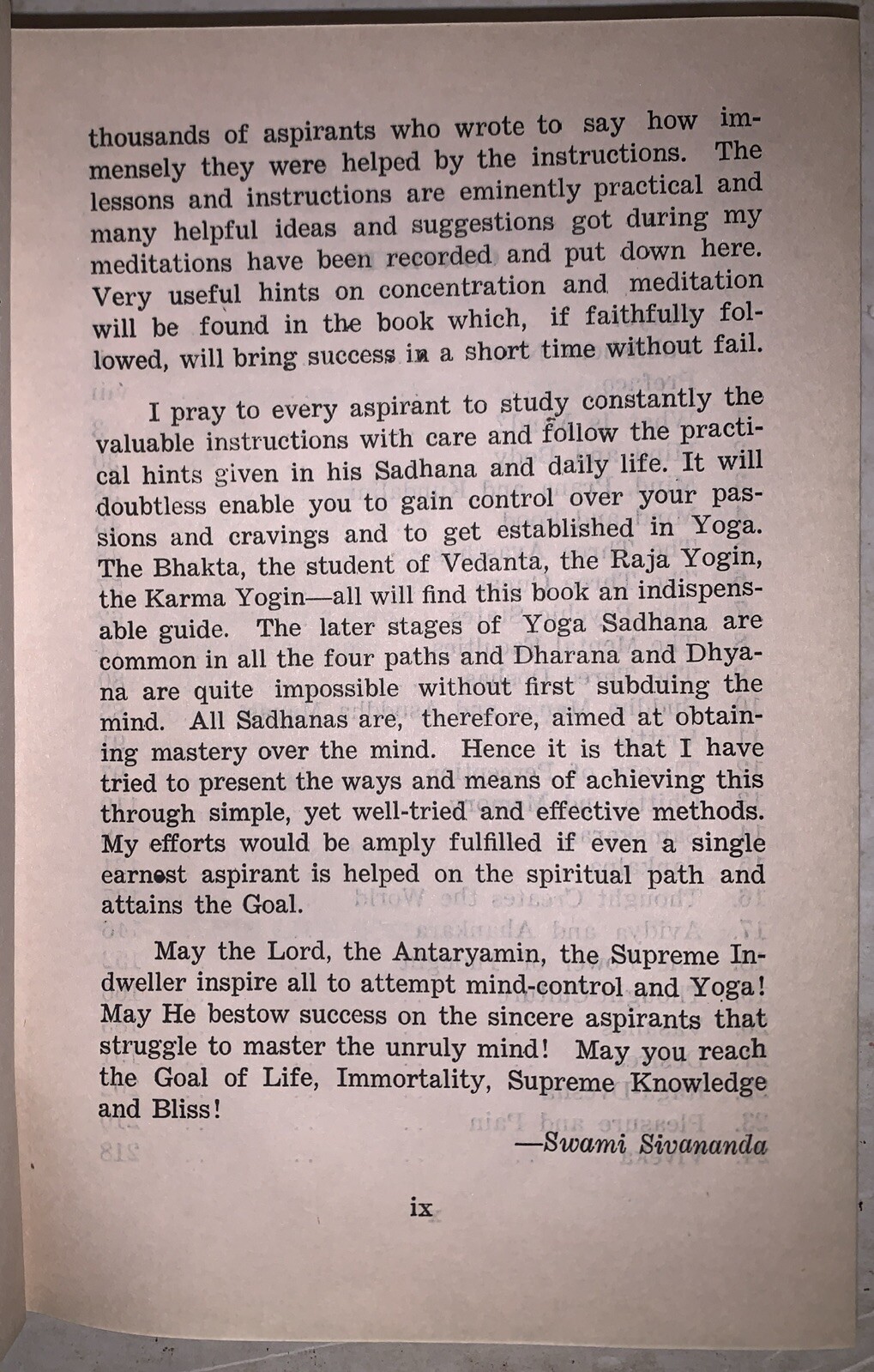 1974, MIND, ITS MYSTERIES & CONTROL, by SRI SWAMI SIVANANDA, DJ, YOGA PHILOSOPHY