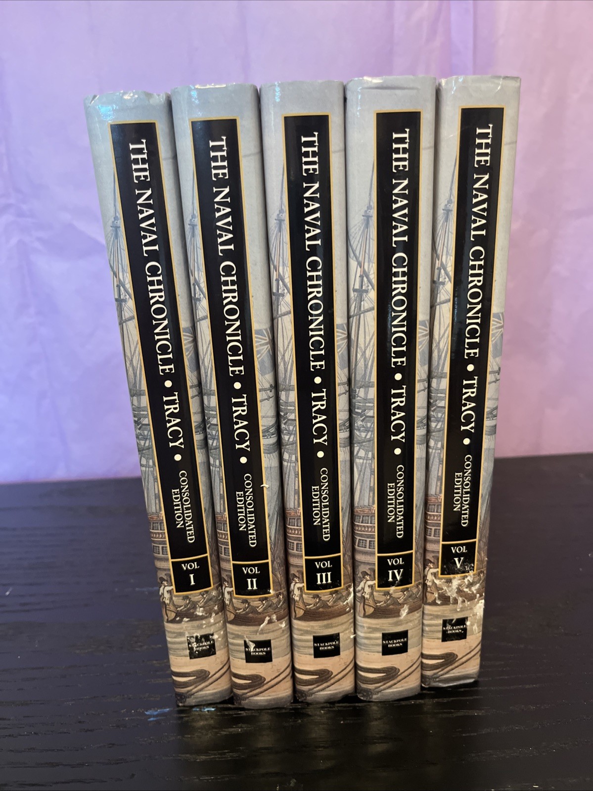 The Naval Chronicle Volumes 1-5, Tracy, Consolidated Wdition, 1998 HC/DJ