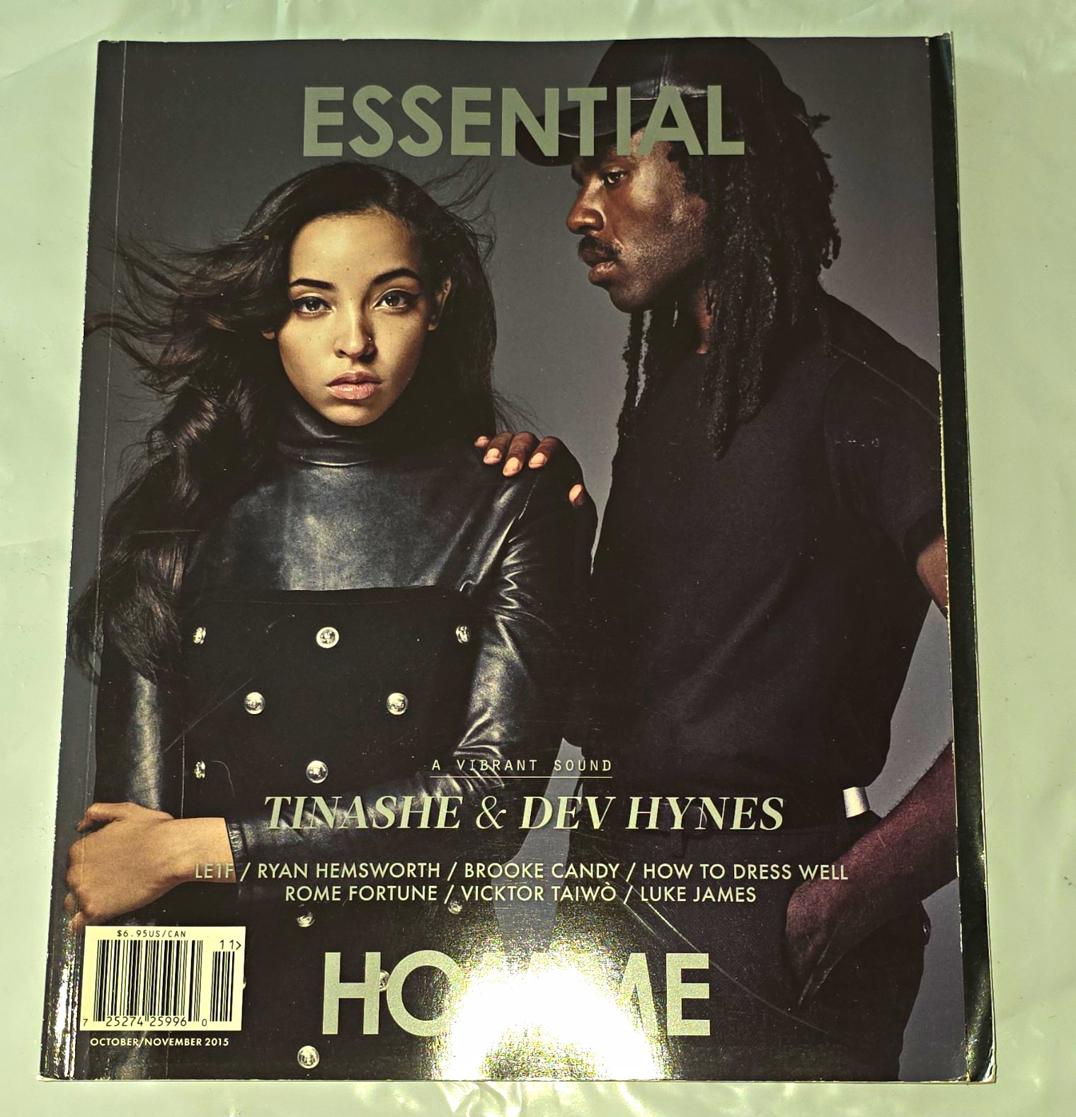 Essential Homme Oct/Nov 2015 English Illustrated Fashion Tinashe Dev Hynes
