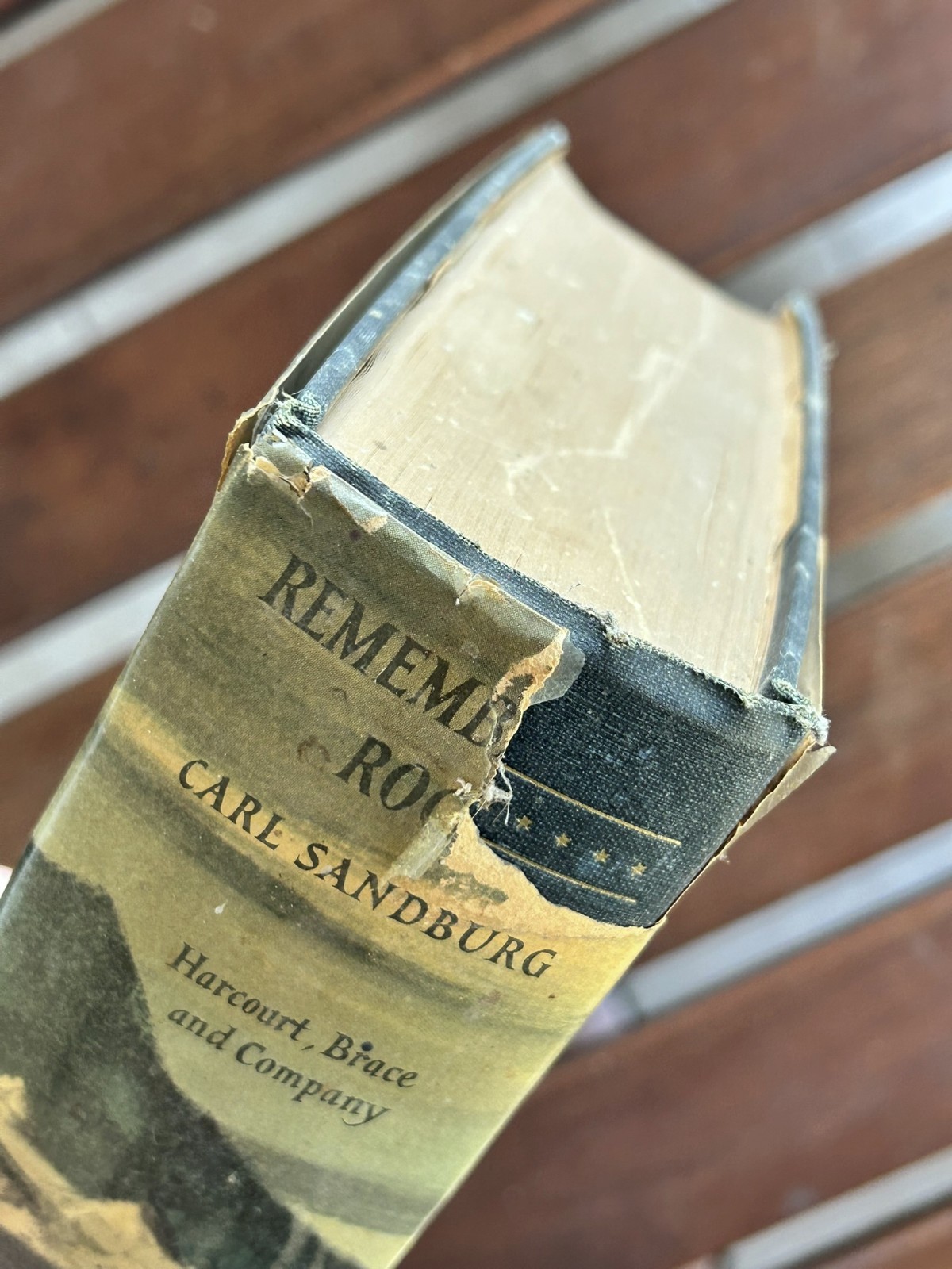 Remembrance Rock 1948 Carl Sandburg 1st “Regular” Edition – Dust Jacket
