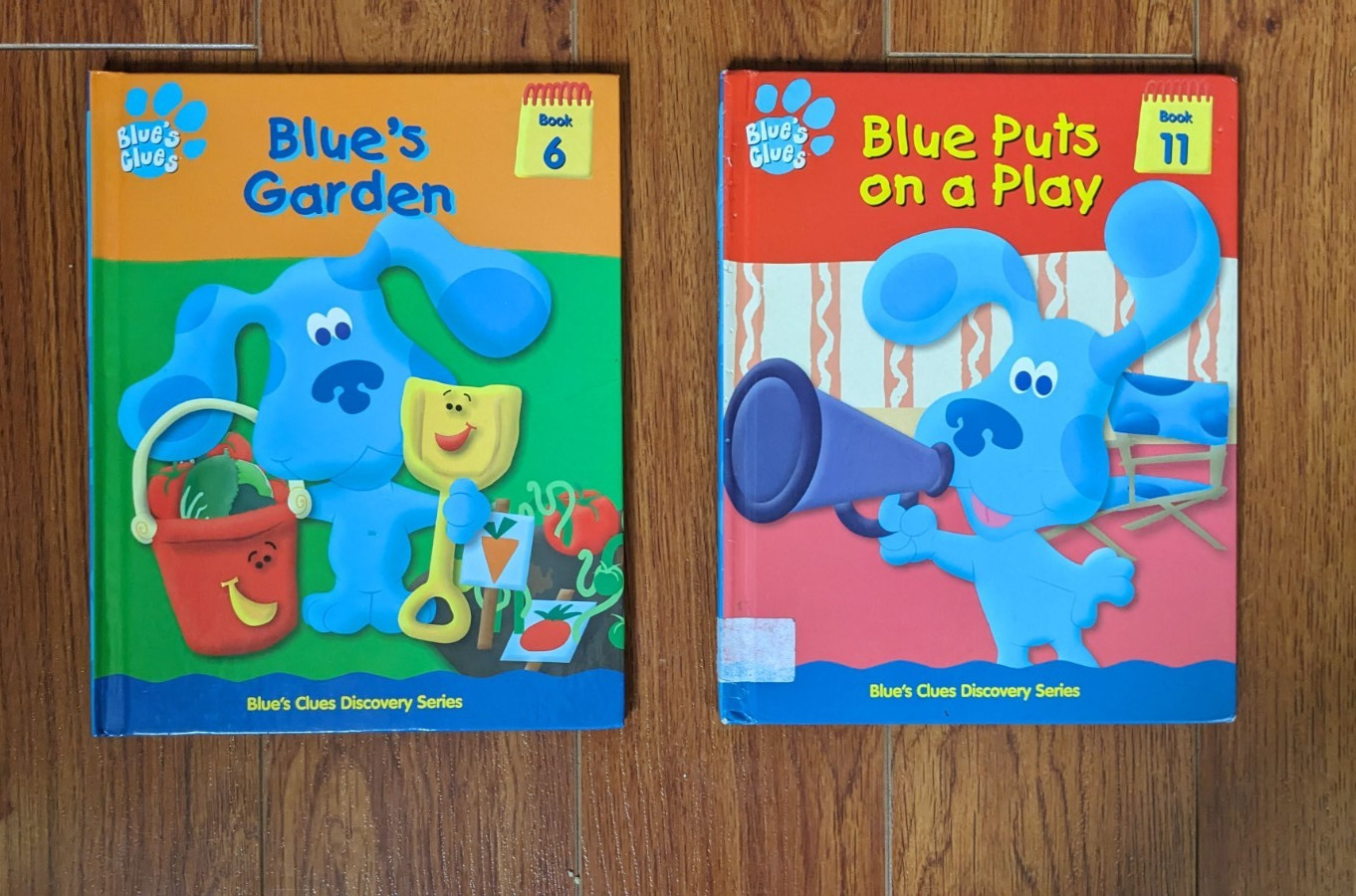 Blue’s Clues Discovery Series Lot of 6 Books 2 3 4 5 6 11 Viacom 2000 Hardcover