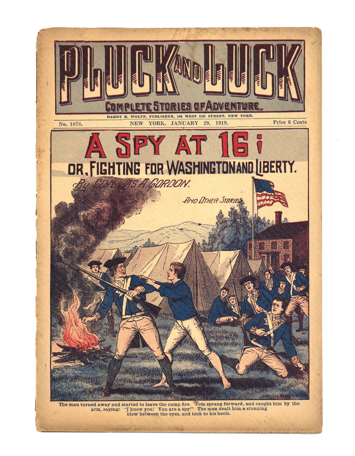 Pluck and Luck Magazine #1078 FR 1919