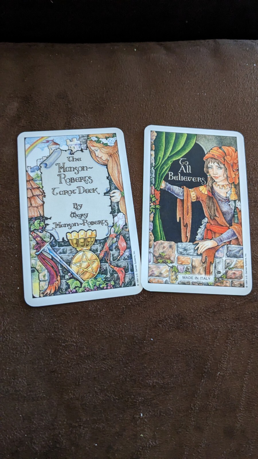 The Hanson-Roberts Deck Tarot Cards by Stuart R. Kaplan Total 80 Cards.