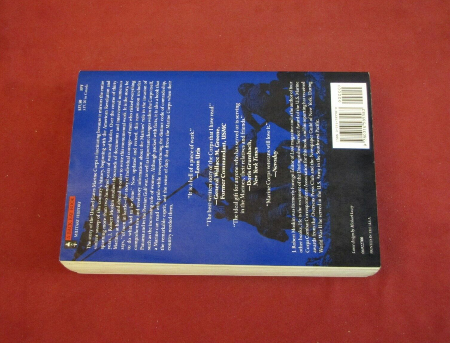 The U.S. Marine Corps Story by J. Robert Moskin (1992, Trade Paperback) LN