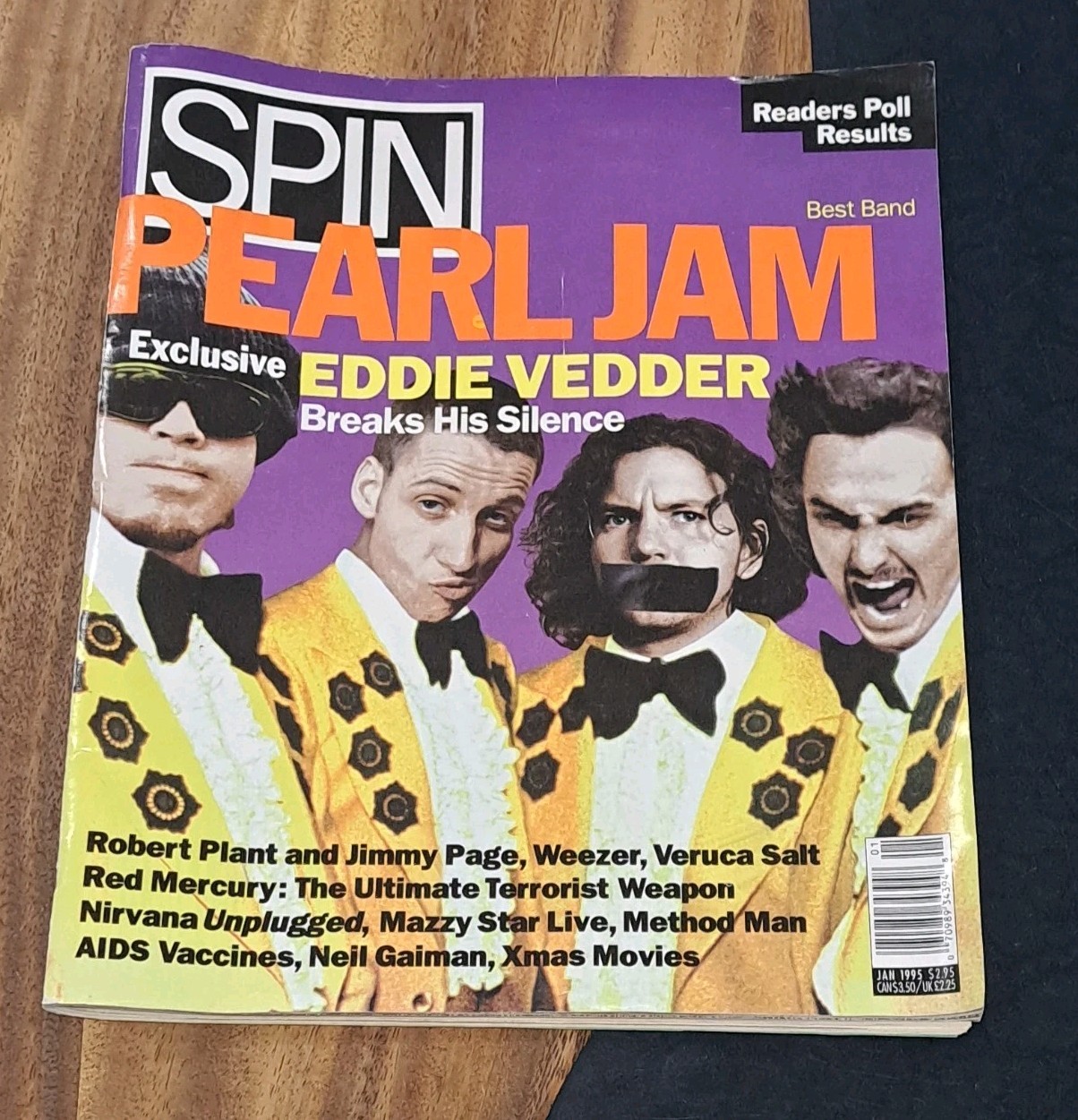 Vintage Rolling Stone & Spin Magazines 1990s Janet Jackson’s Pearl Jam Covers