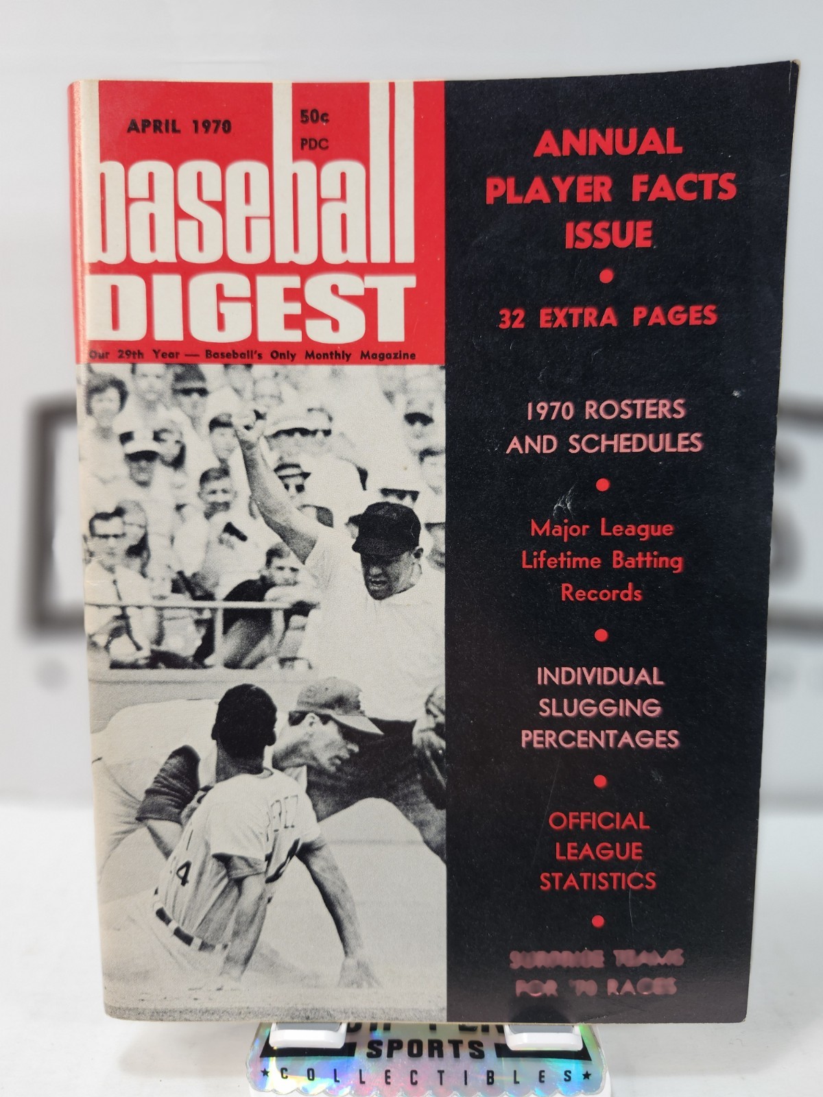 Baseball Digest – April 1970: Annual Player Facts Issue – Rosters & Schedules