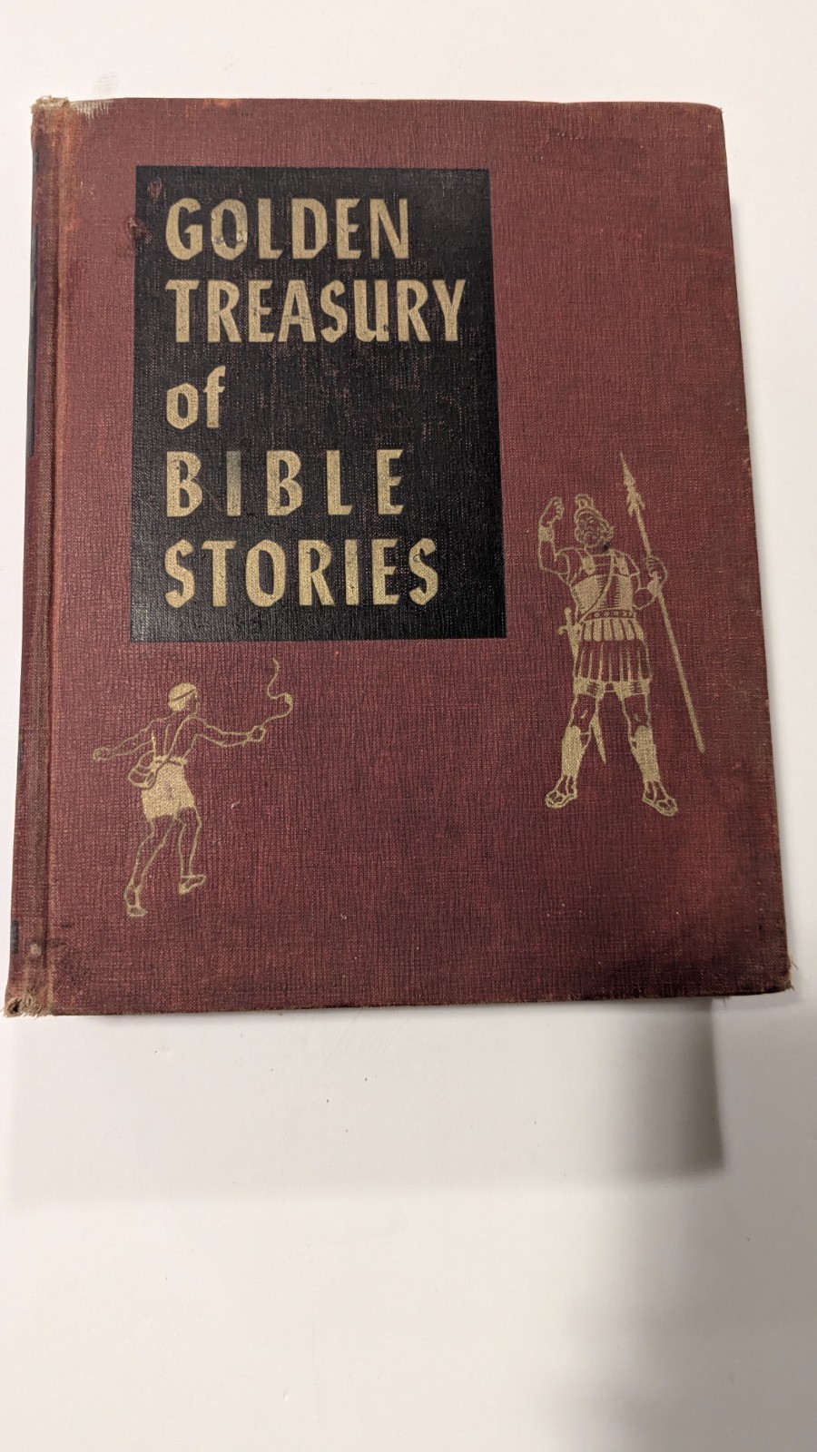 Golden Treasury of Bible Stories 203 Bible stories Arthur Spalding 1954