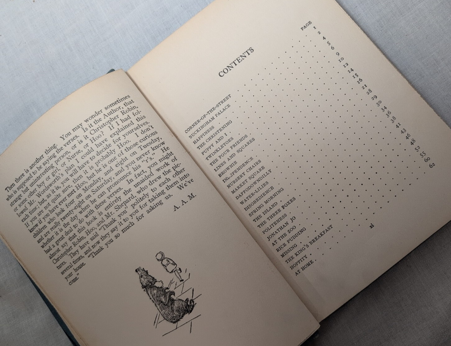 When We Were Very Young by A. A. Milne (Dutton, 1937) Pooh Christopher Robin