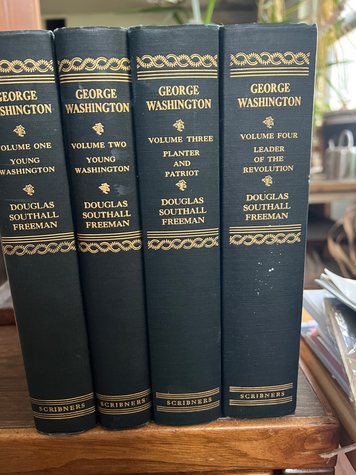 Douglas Southall Freeman’s Bio GEORGE WASHINGTON Volumes 1-4 All 1st ED, “A”*