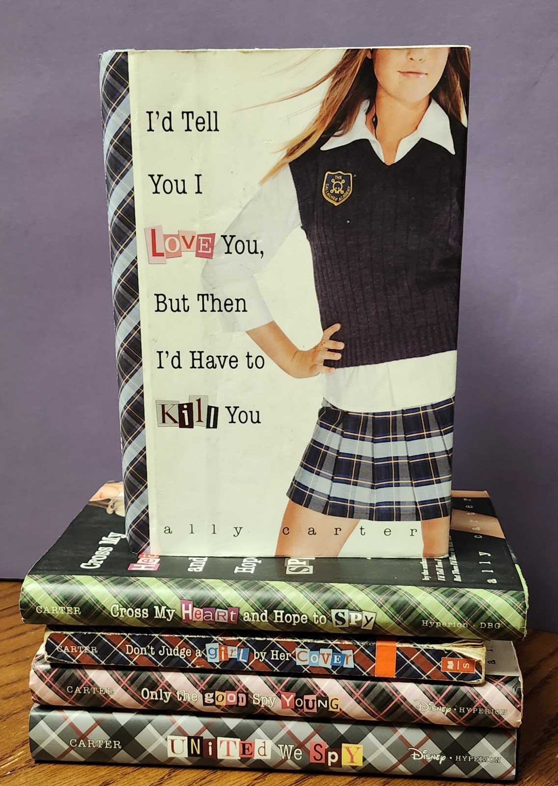 Gallagher Girls Book Lot 5 Ally Carter YA Spy Mystery Series Paperback