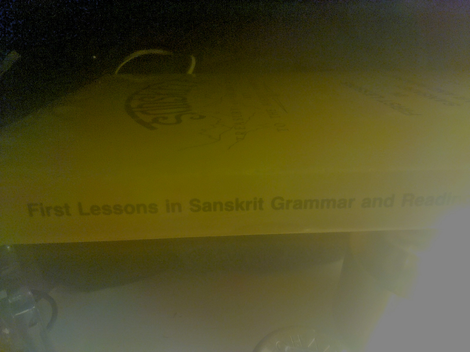SANSKRIT FIRST LESSONS:Grammar&Reading BRAND NEW HB & DJ 250 Pages SEE MY PHOTOS