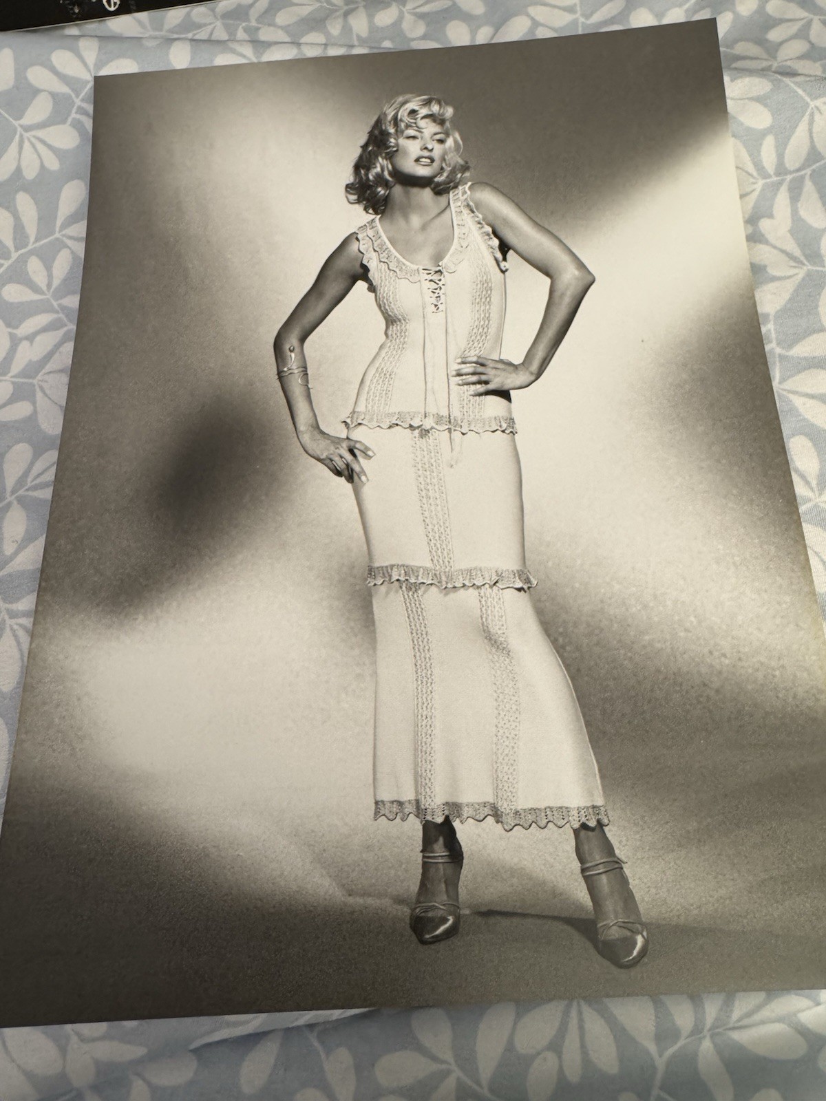 Chloe Runway Spring 1995 Written Invite Linda Evangelista Karl Lagerfeld RARE