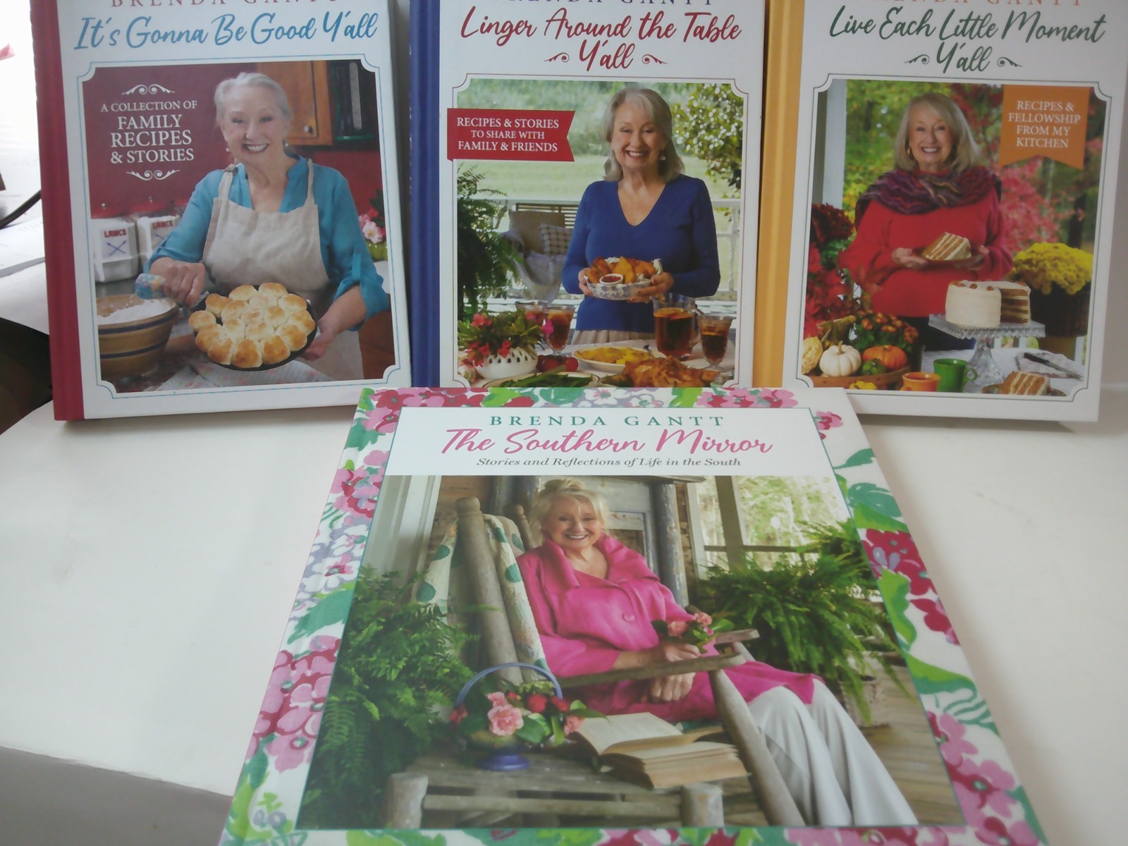 BRENDA GANTT ALL 3 COMPLETE COOKBOOKS + SOUTHERN MIRROR BRAND NEW, FIRST ED