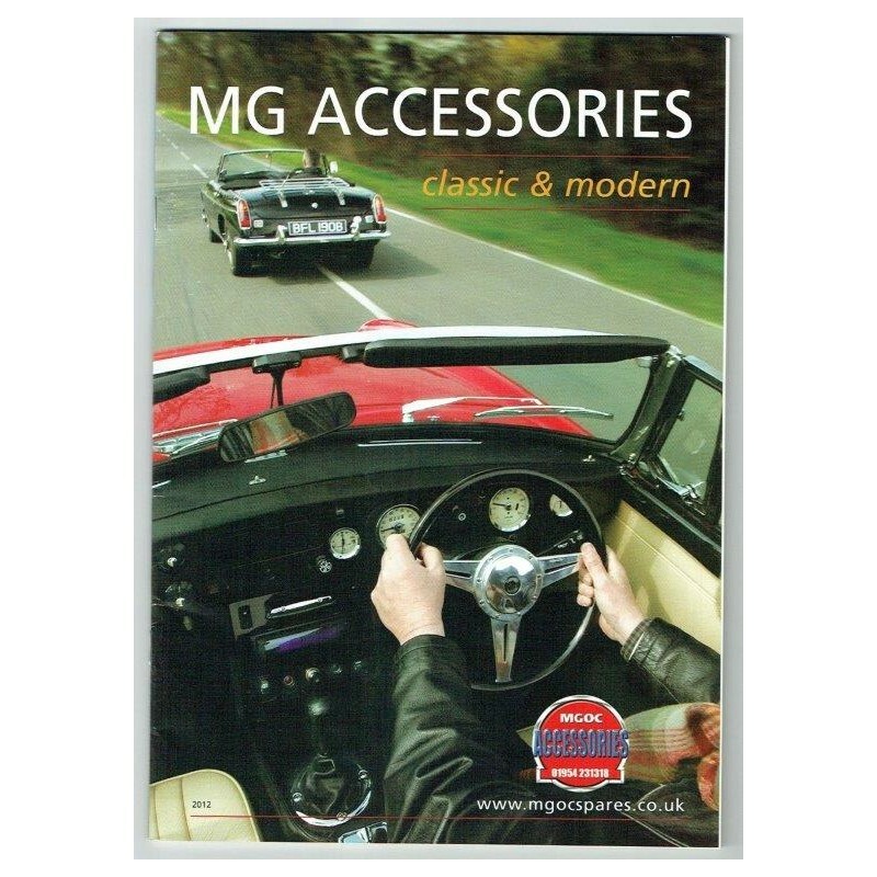 MGOC Accessories Magazine 2012 mbox497 MG Accessories