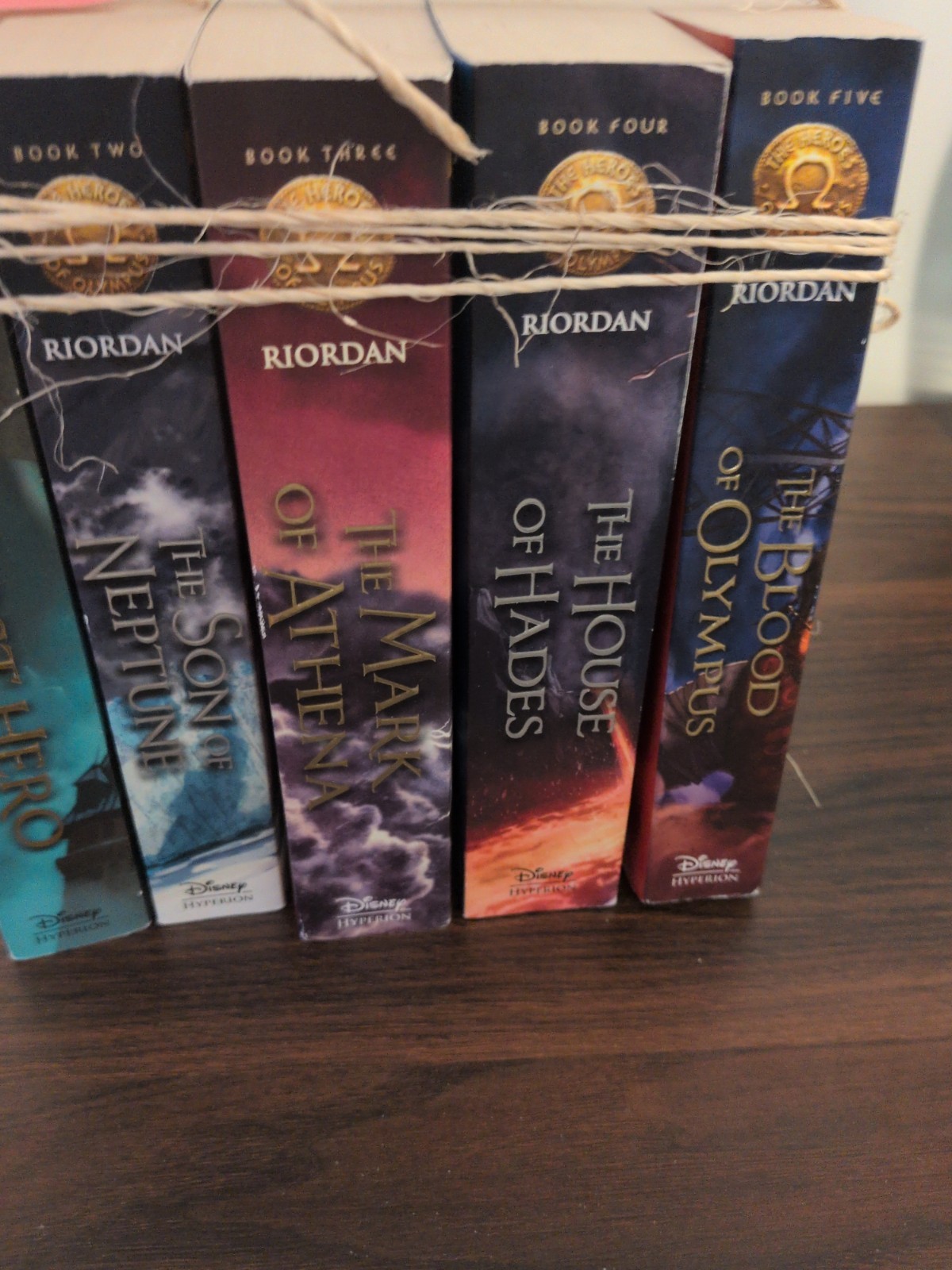The Heroes of Olympus Book Series by Rick Riordan. Complete Set of 5 Paperback