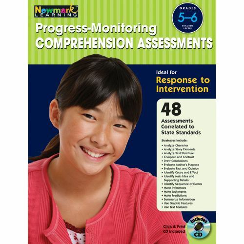 Comprehension Assessment Ser.: Grades 5-6 Progress-Monitoring Comprehension…