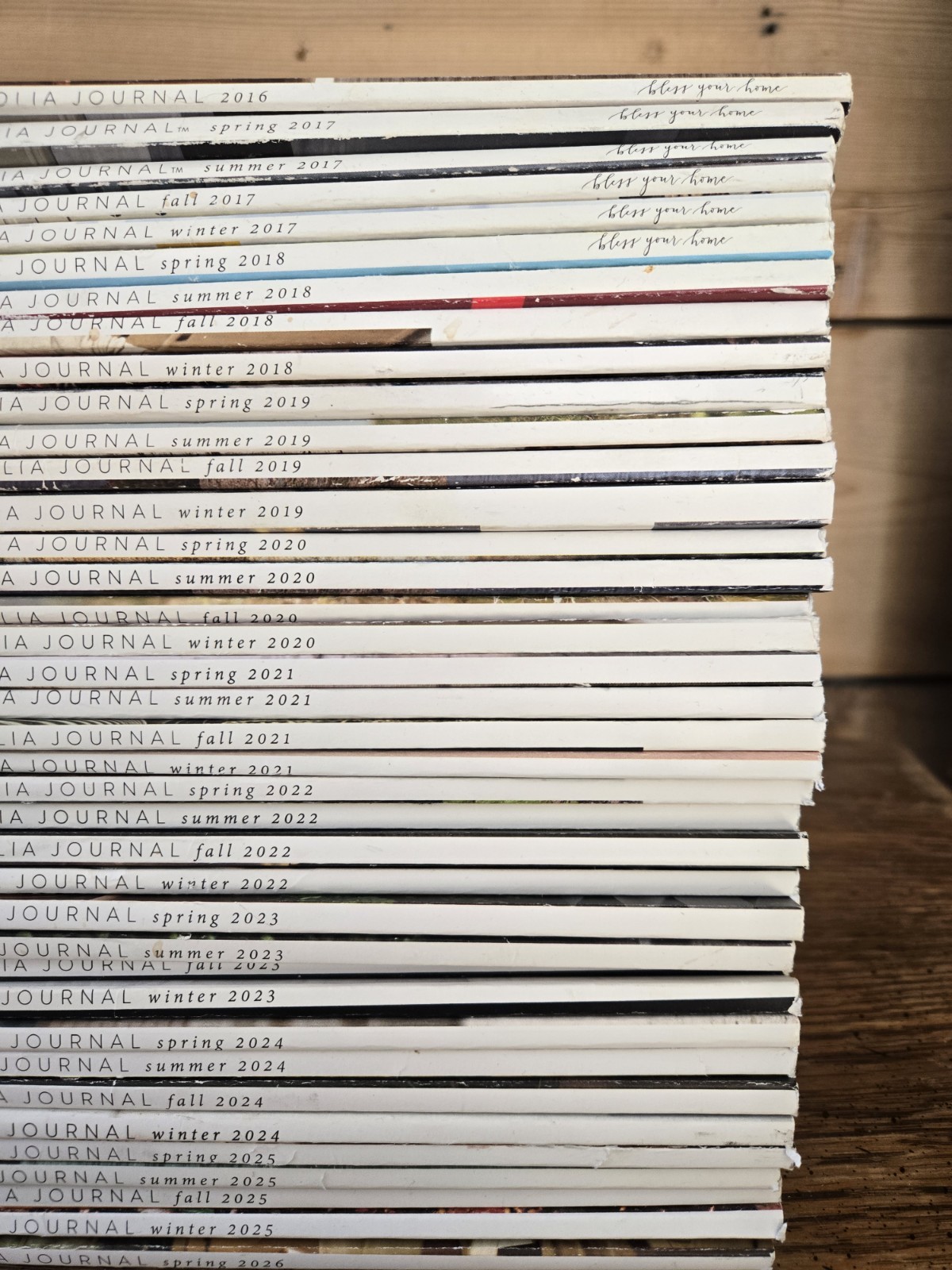 Joanna Gaines The Magnolia Journal All Issues 1-38 Complete Set