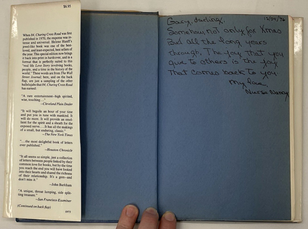 84, Charing Cross Road by Helene Hanff (1970) De Luxe Gift Edition
