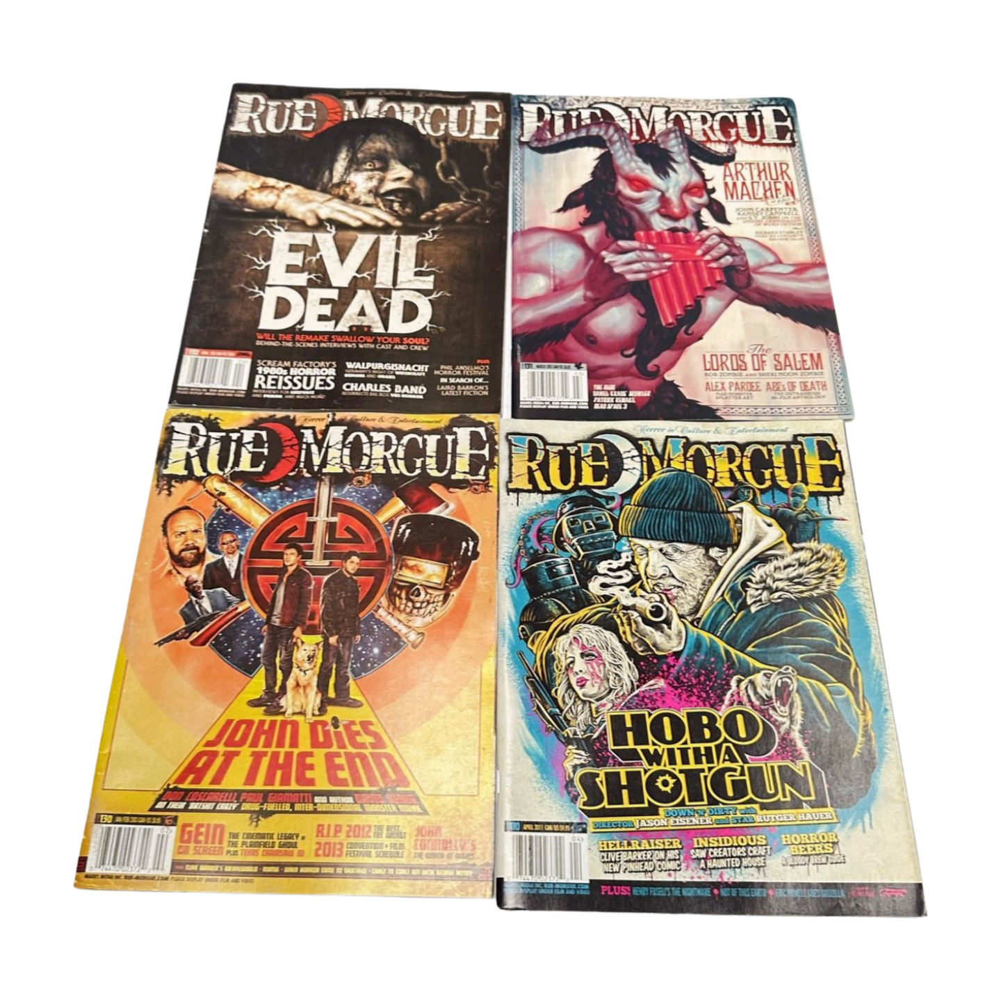 Rue Morgue Magazine Lot 10 Horror Vol 99 110 130 131 132 149 159 160 163 PB