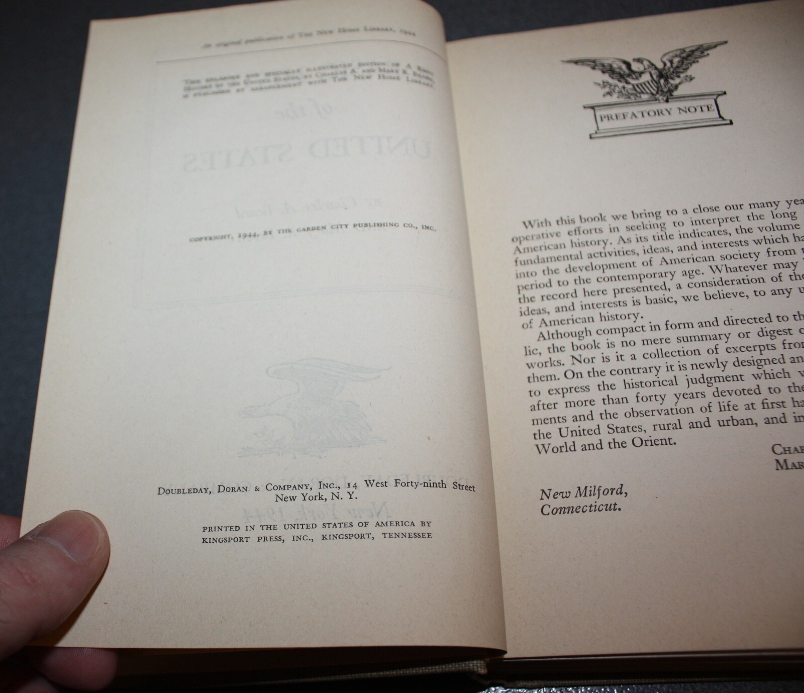 Beard’s Basic History Of The United States + People’s History Of The United Stat