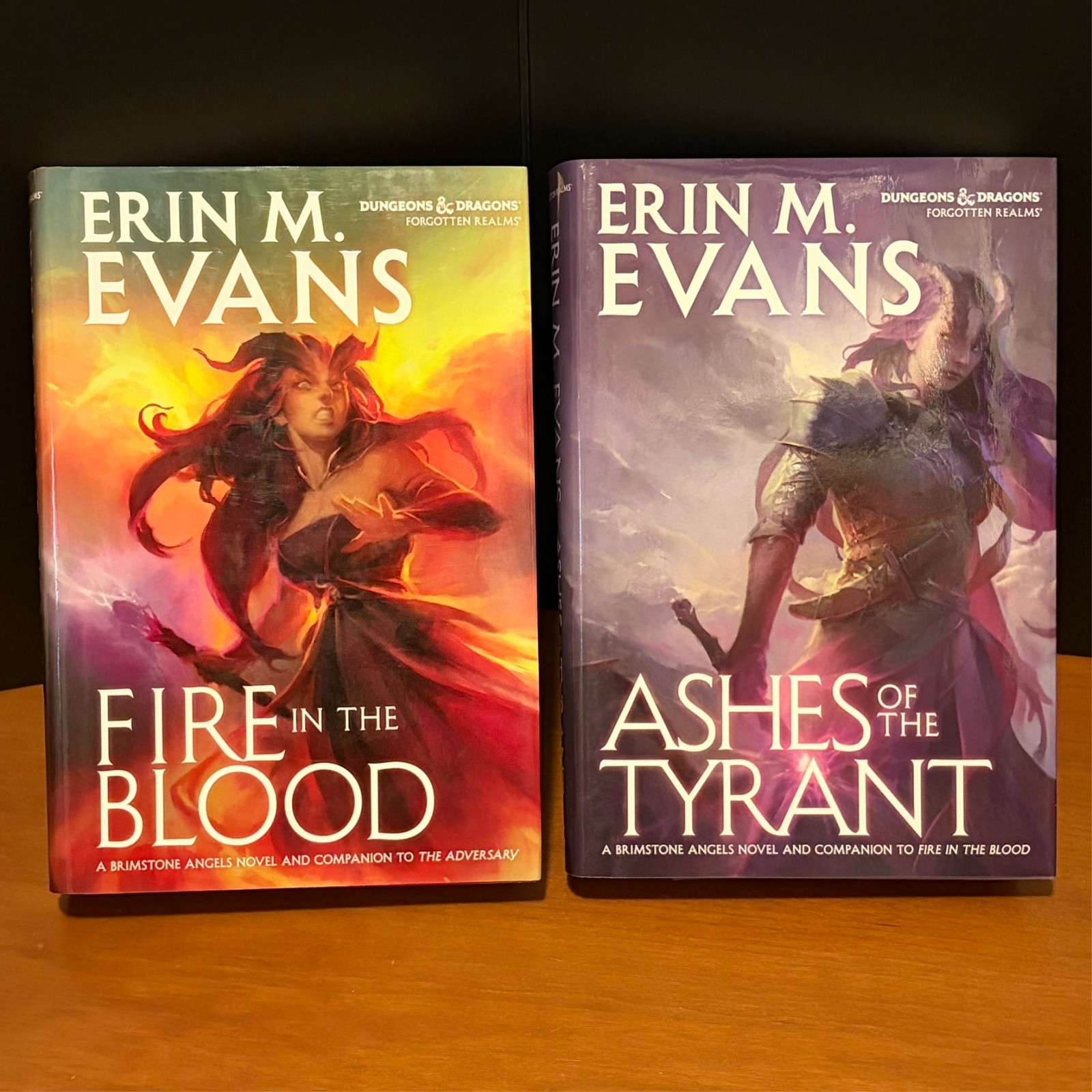 Forgotten Realms First Edition Brimstone Angels Series by Erin M. Evans Rare Lot