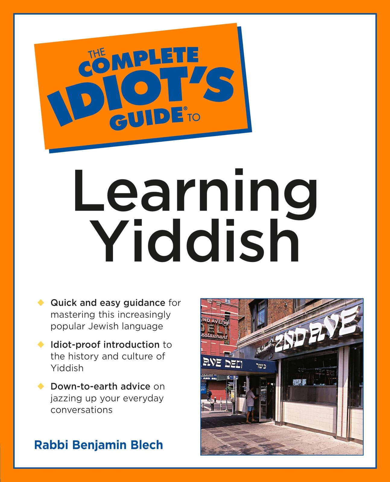 Complete Idiot’s Guide to Learning Yiddish – paperback Blech, Rabbi Benjamin