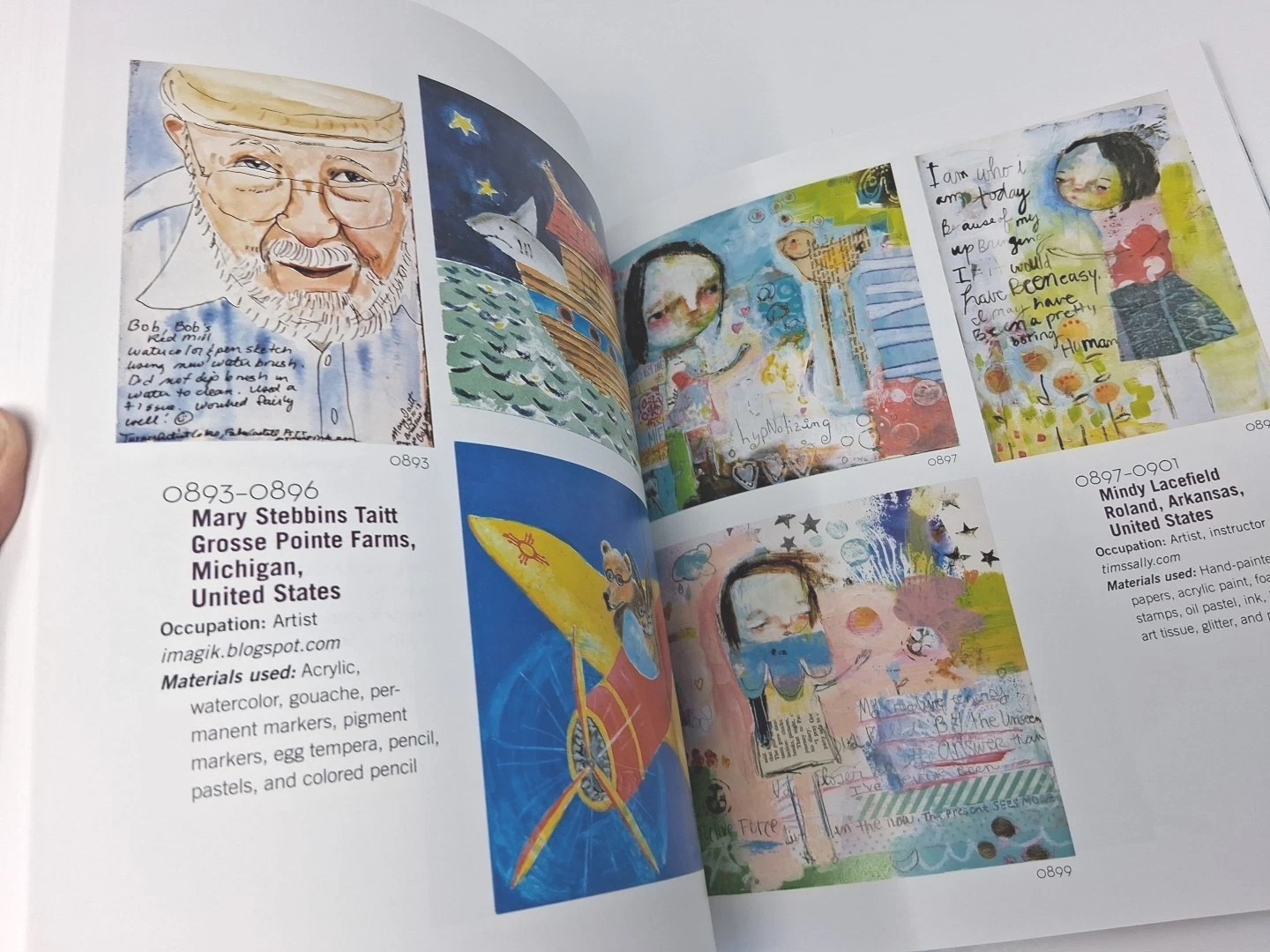 World Artist Journal Pages Book 1000+ Artworks 230 Artists Drawing Devries 2015