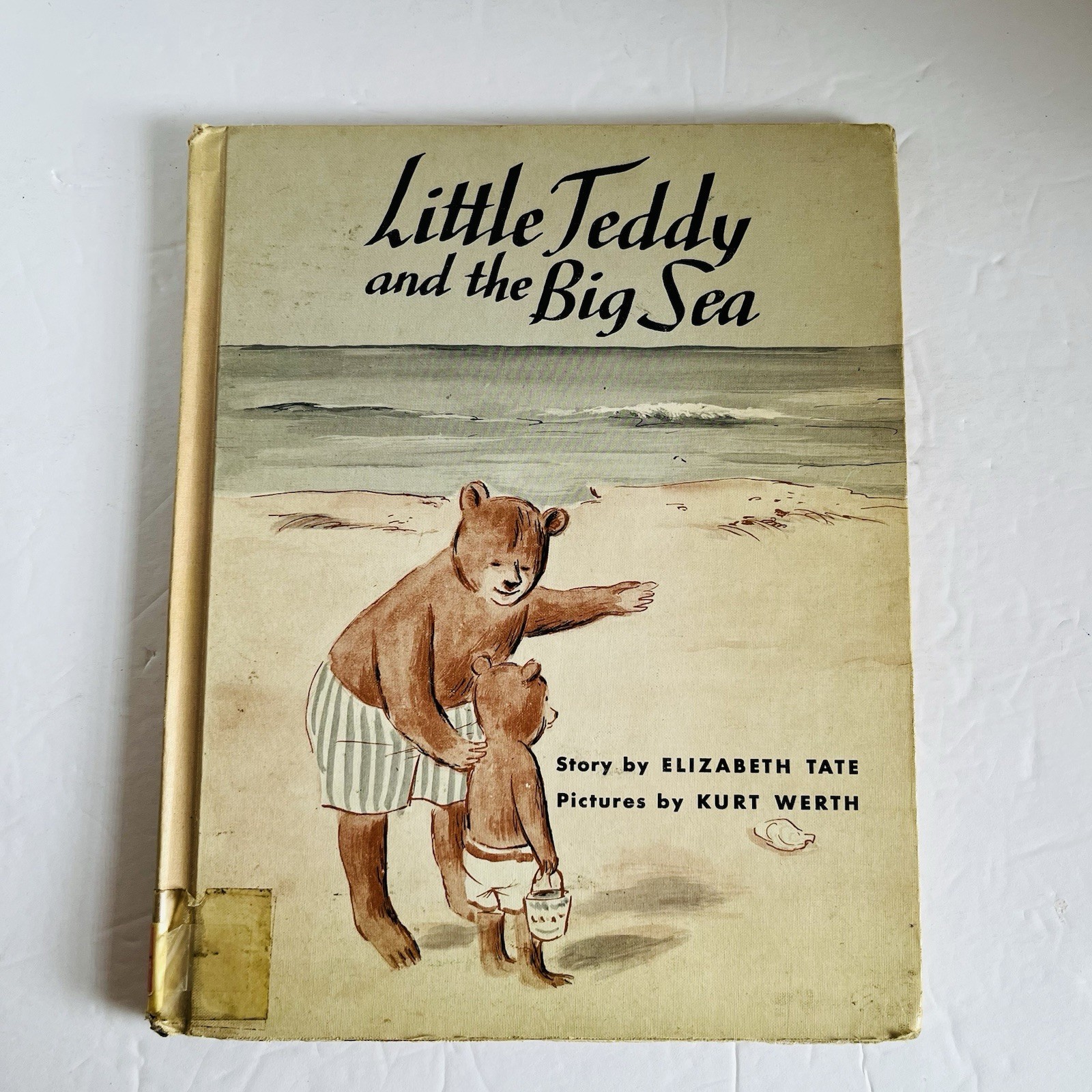 Little Teddy and the Big Sea Elizabeth Tate 1969 First Cadmus Edition Vintage