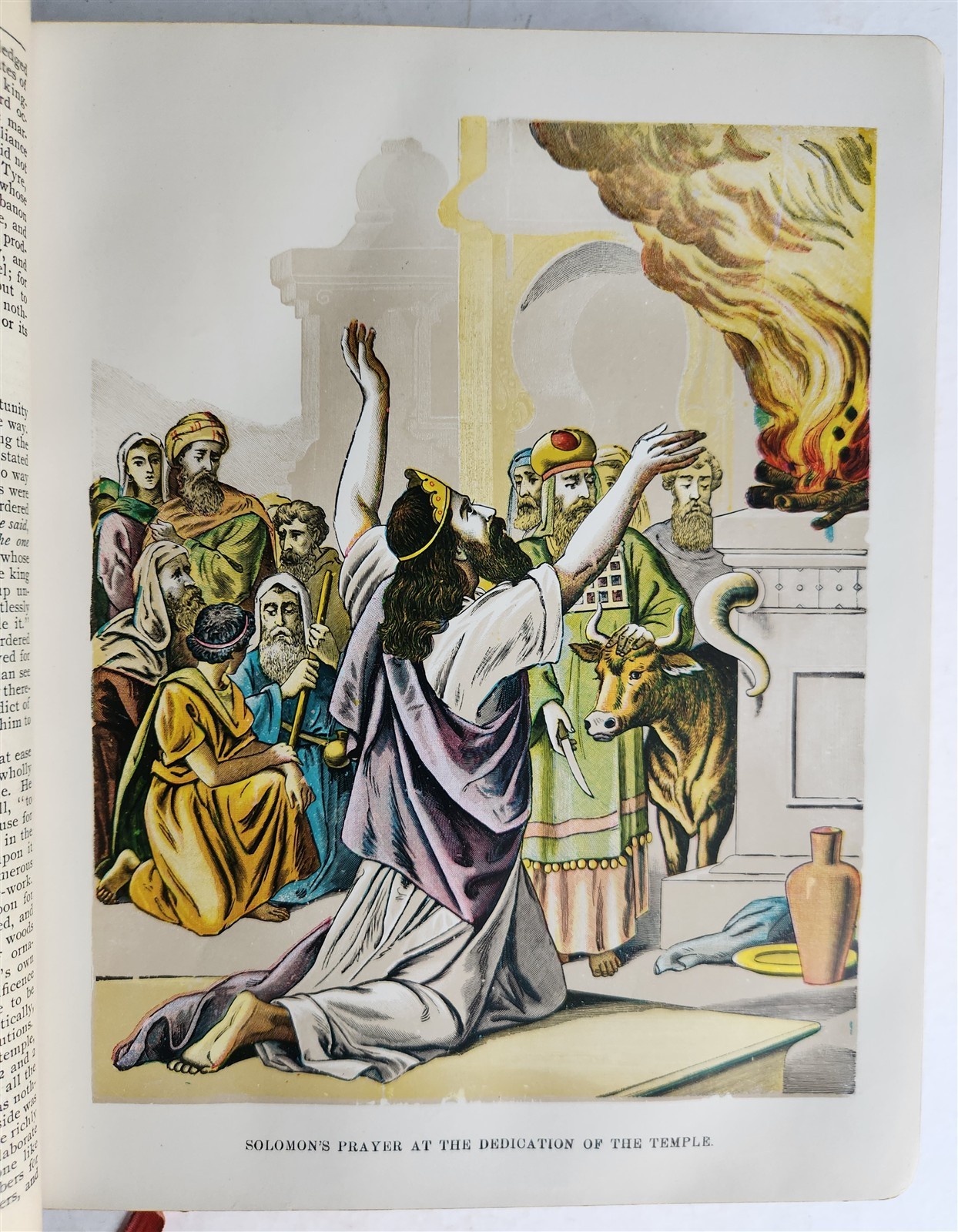 1931 BIBLE MASONIC ILLUSTRATED FOLIO antique printed in PHILADELPHIA AMERICANA