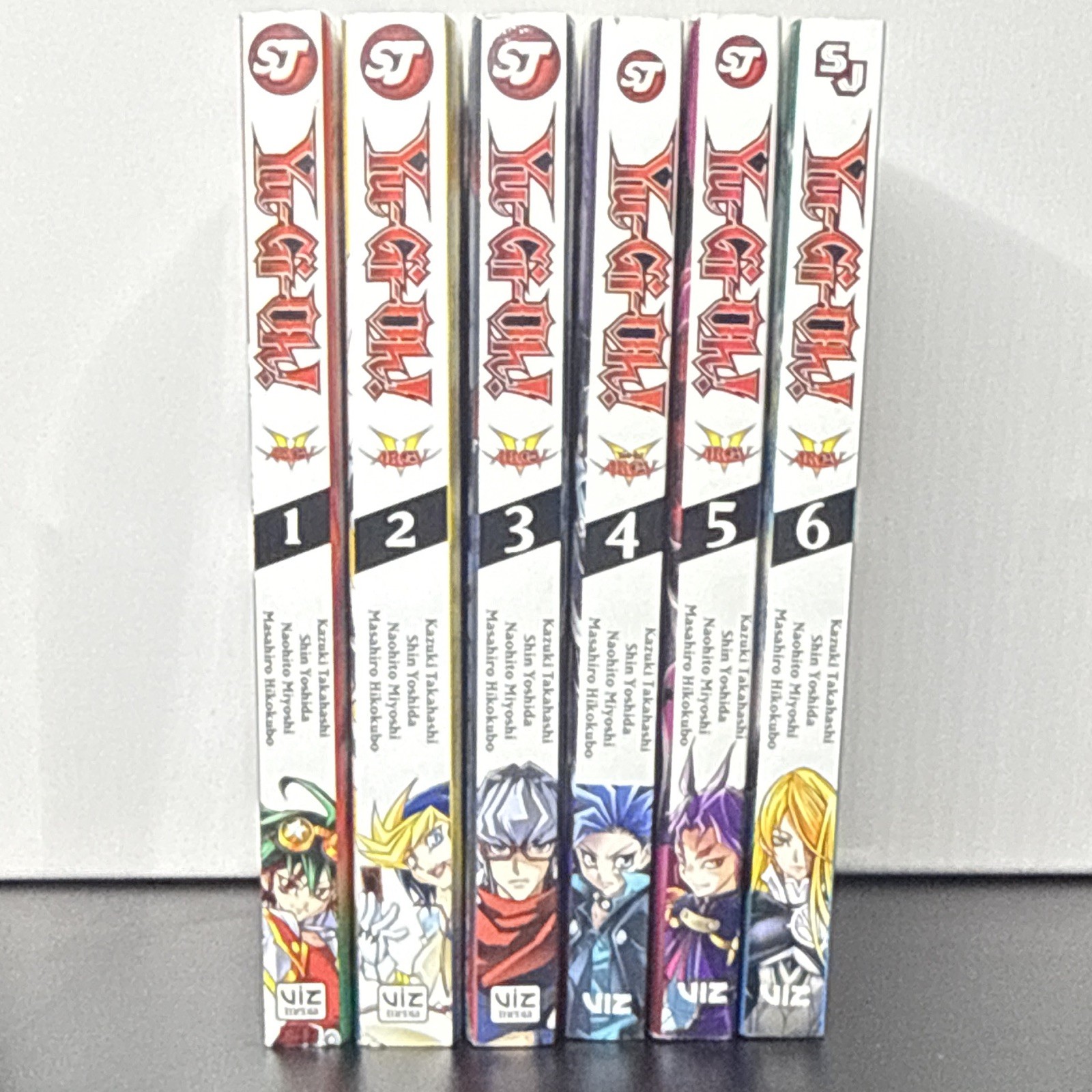 VIZ Media Yu-Gi-Oh! ARC-V Manga Vol 1-6 Paperback Set w/ Card Included