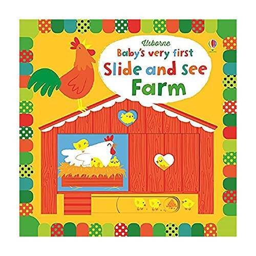 Baby’s Very First Slide and See Farm – Board book By Fiona Watt – VERY GOOD