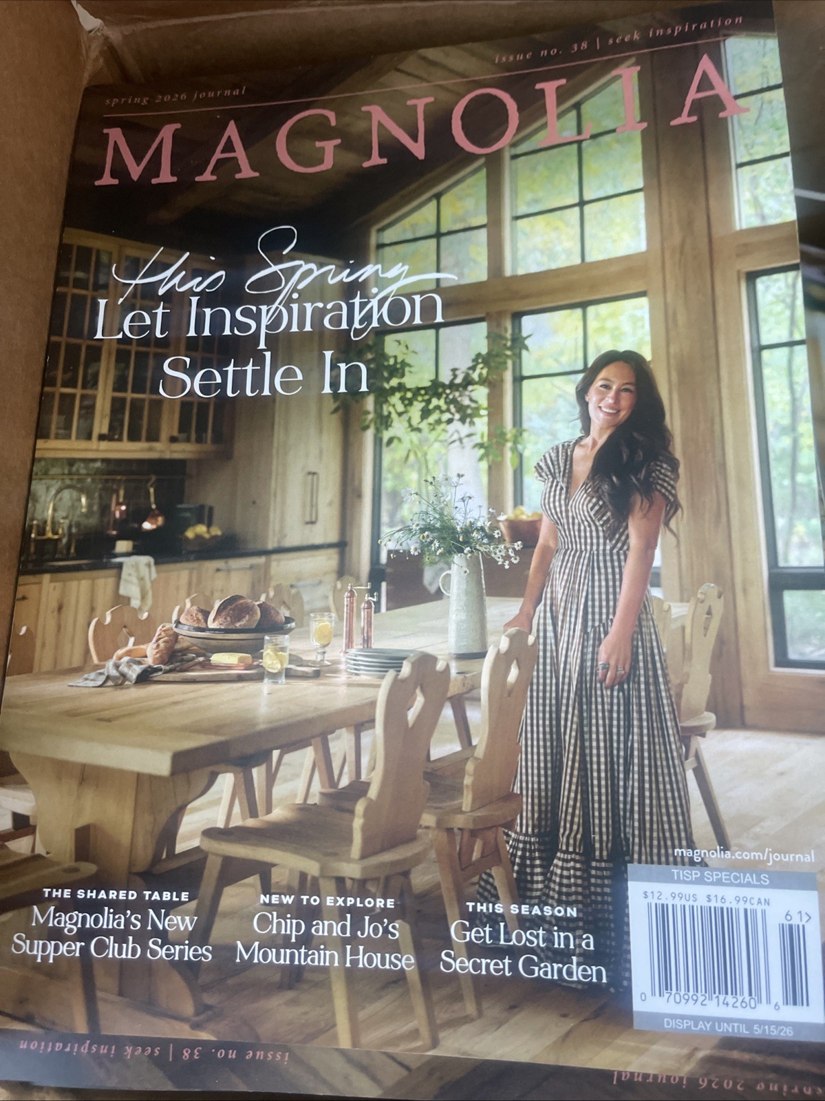 NEW Magnolia Journal Magazine Spring 2026 ~ Let Inspiration Settle In ~ Issue 38
