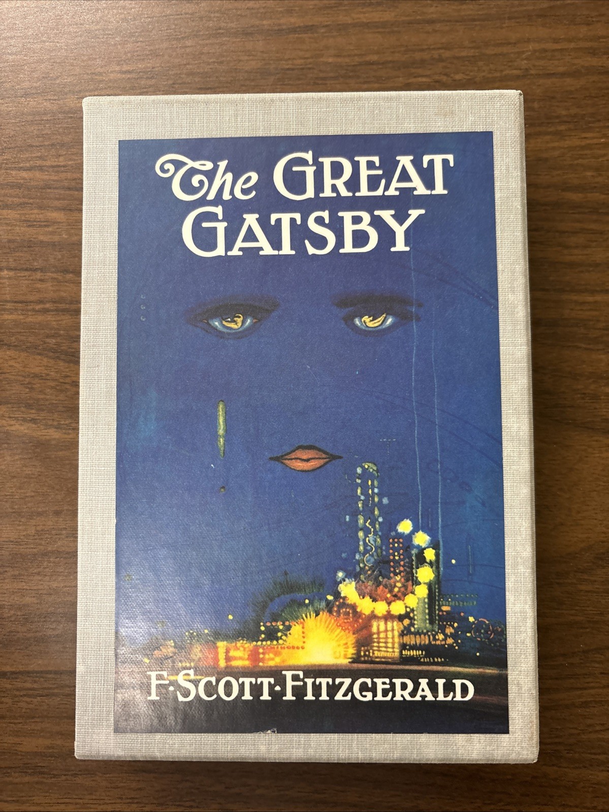 Great Gatsby F. Scott Fitzgerald 1953 Facsimile of the 1925 1st ed HCDJ slipcase
