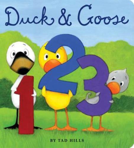 Duck & Goose, 1, 2, 3 – Board book By Hills, Tad – GOOD